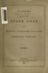 Book preview: Papers relating to the state loan to the Boston, Hartford and Erie Railroad Company, 1868 by Karl Gutzkow