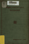 Book preview: Parliamentary lessons, based on Reed's Rules, a handbook of common parliamentary law by Mary Urquhart Lee