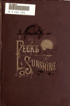 Book preview: Peck's sunshine : being a collection of articles writt by George W. (George Wilbur) Peck