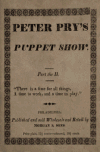 Book preview: Peter Pry's puppet show by Peter Peterson