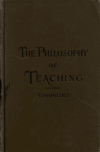 Book preview: The philosophy of teaching by Arnold Tompkins