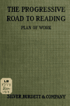 Book preview: Plan of work for the Progressive road to reading by Georgine Burchill