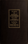 Book preview: Plays by August Strindberg: The dream play, The link, The dance of death, part I, The dance of death, part II; by August Strindberg