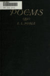 Book preview: Poems by E. L. (Elisha Livingston) Noble