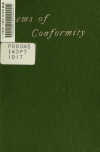 Book preview: Poems of conformity, by Charles Williams by Charles Williams