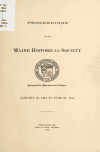 Book preview: Proceedings of the Maine Historical Society (Volume 1) by Maine Historical Society