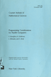 Book preview: Programming considerations for parallel computers by Wells Earl Draughon