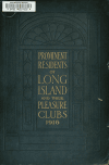 Book preview: Prominent residents of Long Island and their pleasure clubs .. (Volume 1916) by Elena 1868- Vacarescu
