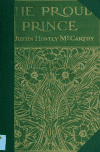 Book preview: The proud prince by Justin H. (Justin Huntly) McCarthy