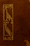 Book preview: QUIPS AND CRANKS - 1915 (Volume 19) by Antonio Sansone