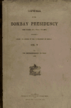 Book preview: Rainfall of the Bombay Presidency for years previous to 1891 (Volume 5) by Bombay (Presidency). Meteorological office