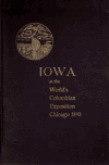 Book preview: Report of the Iowa Columbian commission, containing a full statement of it proceedings.. by Iowa. Columbian Commission