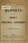 Book preview: Reports of the delegates by 1902) Mosely Industrial Commission to the United