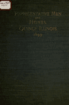 Book preview: Representative men and homes, Quincy, Illinois by David F. Wilcox