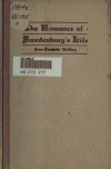 Book preview: The romance of Swedenborg's life by Anna Cronhjelm Wallberg