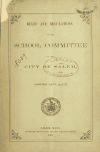 Book preview: Rules and regulations of the School committee of the city of Salem by Salem (Mass.). School Committee