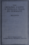 Book preview: The ruling caste & frenzied trade in Germany by Maurice Millioud