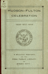 Book preview: Sail and steam. An historical sketch showing New Jersey's connection with the events commemorated by the Hudson-Fulton celebration, September by Free Public Library of Jersey City