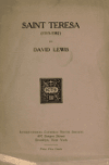 Book preview: Saint Teresa (1515-1582) by David Lewis