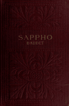 Book preview: Sappho : to which is added Between the flies and the footlights by Alphonse Daudet