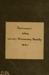 Book preview: Sermons (1821) by London Missionary Society