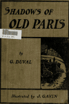 Book preview: Shadows of old Paris by Georges Duval