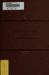 Book preview: Socialism by Roswell D. (Roswell Dwight) Hitchcock