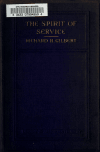 Book preview: The spirit of service by Richard Henry Gilbert