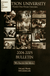 Book preview: Stetson University Bulletin, 2004-2005 (Volume 117) by Montana. Dept. of Administration. Accounting Divis