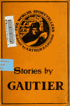 Book preview: Stories by Théophile Gautier