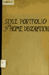 Book preview: Style portfolio of home decoration by Sherwin-Williams Company