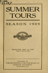 Book preview: Summer tours, season 1909.. by Baltimore and Ohio Railroad Company