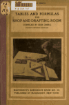 Book preview: Tables and formulas for shop and drafting-room by Erik Oberg