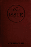 Book preview: The issue by J. W. (James Wycliffe) Headlam-Morley