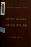 Book preview: The theory and practice of rational breeding by John Everett Millais