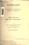 Book preview: 'The text of the Old Testament by Edouard Naville