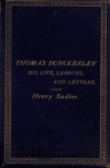 Book preview: Thomas Dunckerley, his life, labours, and letters, including some masonic and naval memorials of the 18th century by Henry Sadler