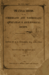Book preview: Transactions of the Cumberland & Westmorland Antiquarian & Archaeological Society (Volume vol 8 no 1) by Cumberland and Westmorland Antiquarian and