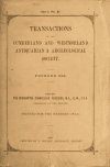 Book preview: Transactions of the Cumberland & Westmorland Antiquarian & Archaeological Society (Volume vol 11 no 1) by Cumberland and Westmorland Antiquarian and