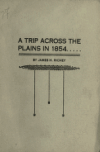 Book preview: A trip across the plains in 1854 by James H Richey