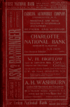 Book preview: Walsh's Charlotte, North Carolina city directory [serial] (Volume 1910) by Benjamin Watkins] [Leigh