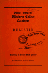 Book preview: West Virginia Wesleyan College Catalog: 1940-1941 (Volume 1940-1941) by West Virginia Wesleyan College