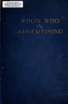 Book preview: Who's who in advertising by N. B. Sen