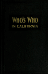 Book preview: Who's who in California : a biographical directory, 1928-29 (Volume 1928-29) by Justice Brown Detwiler