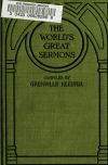 Book preview: The world's great sermons (Volume 1) by Grenville Kleiser