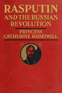 Cover of the book Rasputin and the Russian revolution by Catherine Radziwill