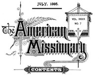 Cover of the book The American Missionary—Volume 39, No. 07, July, 1885 by Various