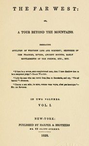 Cover of the book Flagg's The Far West, 1836-1837, part 1 by Edmund Flagg