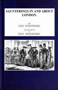 Cover of the book Saunterings in and about London by Max Schlesinger