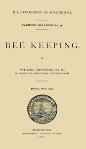 Cover of the book Bee Keeping by Frank Benton